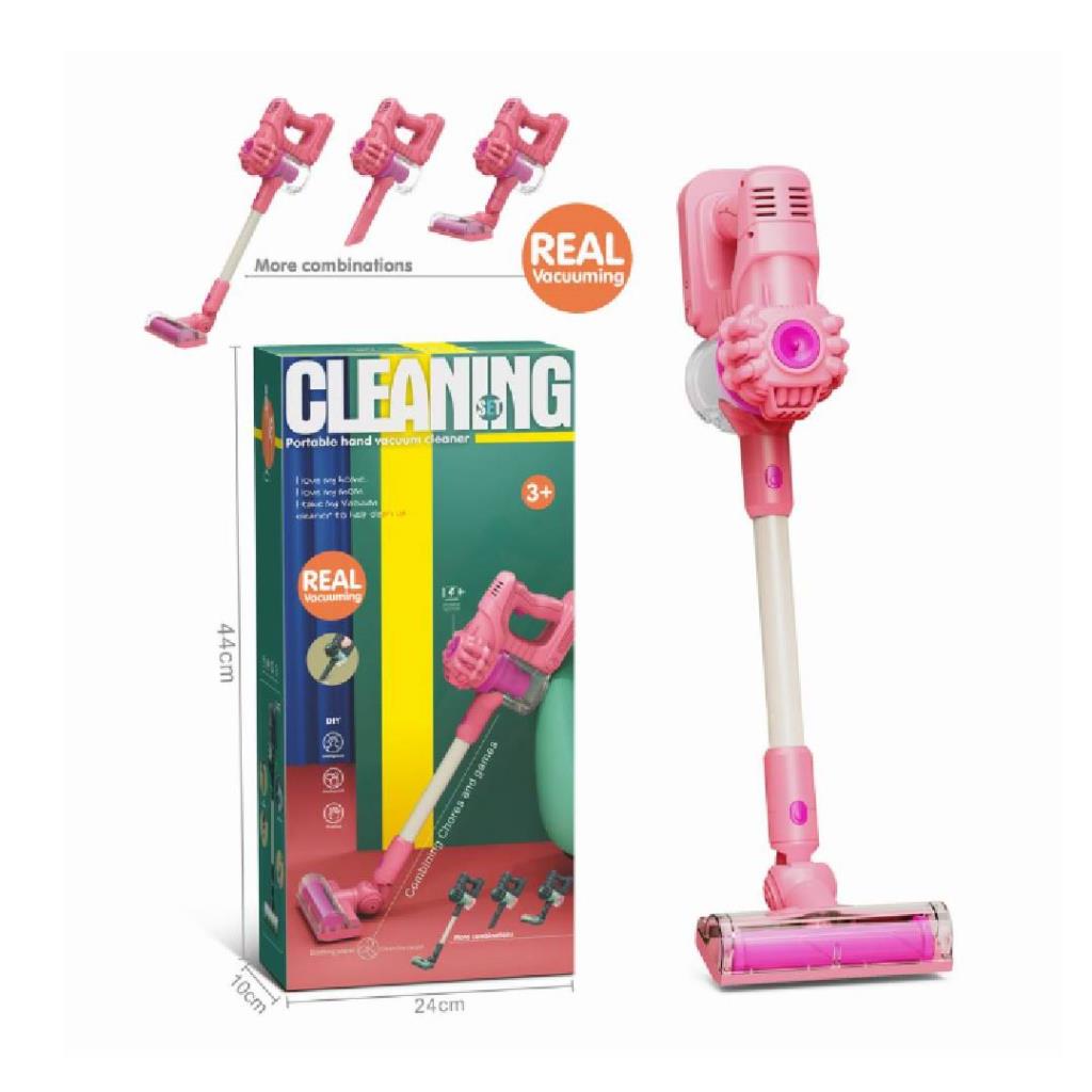 Kids Real Vacuum Cleaner Toy – Pink